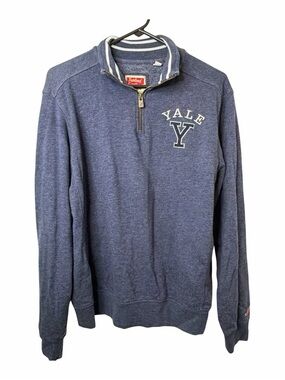 Triblend Sweats League Navy Quarter-Zip Yale Sweatshirt